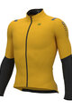 ALÉ Langarm Fahrradtrikot für den Winter - WARM RACE 2.0 R-EV1 - Gelb