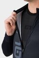 ALÉ Langarm Fahrradtrikot für den Winter - QUICK R-EV1 - Schwarz