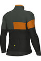 ALÉ Fahrrad-Thermojacke - PR-E GEOMETRIC - Schwarz/Grau/Orange