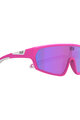 NEON Fahrradsonnenbrille - LOOP - Rosa/Weiß