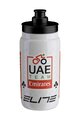 ELITE Fahrrad-Wasserflasche - FLY 550 UAE TEAM EMIRATES 2024 - Weiß/Rot