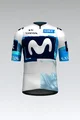 GOBIK Kurzarm Fahrradtrikot - ODYSSEY MOVISTAR TEAM 2025 - Weiß/Blau/Hellblau