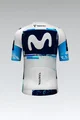 GOBIK Kurzarm Fahrradtrikot - ODYSSEY MOVISTAR TEAM 2025 - Weiß/Blau/Hellblau