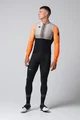 GOBIK Langarm Fahrradtrikot für den Winter - HYDER BLEND - Orange/Elfenbein/Schwarz