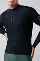 GOBIK Langarm Fahrradtrikot für den Winter - PACER SOLID 2.0 - Schwarz