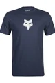 FOX Kurzarm Fahrrad-Shirt - HEAD PREM - Blau