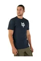 FOX Kurzarm Fahrrad-Shirt - HEAD PREM - Blau