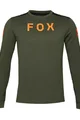 FOX Langarm Fahrradtrikot für den Sommer - RANGER AVIATION - Grün