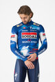 CASTELLI Langarm Fahrradtrikot für den Winter - PRO THERMAL QUICK STEP 2025 - Blau/Rot