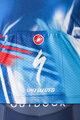 CASTELLI Kurzarm Fahrradtrikot - COMPETIZIONE 3 QUICK STEP 2025 - Blau/Rot