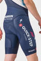 CASTELLI Kurze Fahrradhose mit Trägern - COMPETIZIONE 2 QUICK STEP 2025 - Blau