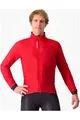 CASTELLI Winddichte Fahrradjacke - FLY THERMAL - Rot