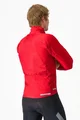 CASTELLI Winddichte Fahrradjacke - FLY THERMAL - Rot