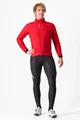 CASTELLI Winddichte Fahrradjacke - FLY THERMAL - Rot