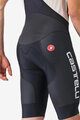 CASTELLI Kurze Fahrradhose mit Trägern - COMPETIZIONE 2 KIT - Schwarz