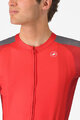 CASTELLI Kurzarm Fahrradtrikot - ENTRATA 6 - Rot/Grau