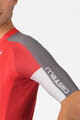 CASTELLI Kurzarm Fahrradtrikot - ENTRATA 6 - Rot/Grau