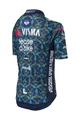 AGU Kurzarm Fahrradtrikot - TDF 2024 TEAM VISMA | LEASE A BIKE KIDS - Blau/Gelb