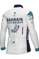 ALÉ Langarm Fahrradtrikot für den Winter - BAHRAIN VICTORIOUS 2024 - Weiß/Blau