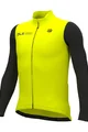 ALÉ Langarm Fahrradtrikot für den Winter - SOLID FONDO 2.0 - Gelb