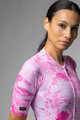 ALÉ Kurzarm Fahrradtrikot - PR-E MARBLE - Rosa/Weiß