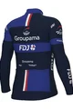 ALÉ Langarm Fahrradtrikot für den Winter - GROUPAMA FDJ 2024 - Blau