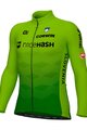 ALÉ Langarm Fahrradtrikot für den Winter - SLOVENIAN FEDERATION PRIME 2024 - Grün