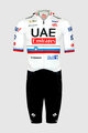 PISSEI Fahrrad-Unteranzug - UAE TEAM EMIRATES 2024 SLOVENIA CHAMPION - Weiß/Schwarz