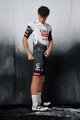 PISSEI Kurzarm Fahrradtrikot - UAE TEAM EMIRATES 2025 REPLICA - Weiß/Schwarz