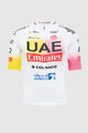 PISSEI Kurzarm Fahrradtrikot - UAE TEAM EMIRATES REPLICA - GIRO + TOUR 24 - Weiß/Rosa/Gelb