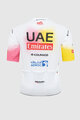 PISSEI Kurzarm Fahrradtrikot - UAE TEAM EMIRATES REPLICA - GIRO + TOUR 24 - Weiß/Rosa/Gelb