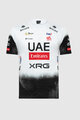 PISSEI Kurzarm Fahrrad-Shirt - UAE TEAM EMIRATES 2025  - Weiß/Schwarz