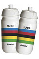 SANTINI Fahrrad-Wasserflasche - UCI - Weiß/mehrfarbig