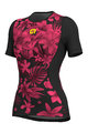 ALÉ Kurzarm Fahrrad-Shirt - SARTANA LADY  - Rosa/Schwarz