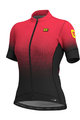 ALÉ Kurzarm Fahrradtrikot - DOTS LADY - Rosa/Schwarz