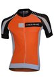 Kurzarm Fahrradtrikot - MOODY - Schwarz/Orange