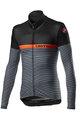 CASTELLI Langarm Fahrradtrikot für den Winter - MARINAIO LONG - Schwarz/Orange