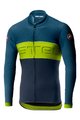 CASTELLI Langarm Fahrradtrikot für den Sommer - PROLOGO VI SUMMER - Grün/Blau