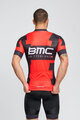 BONAVELO Kurzarm Radtrikot und Shorts - BMC - Rot/Schwarz