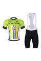 BONAVELO Kurzarm Radtrikot und Shorts - CANNONDALE SK - Grün/Schwarz