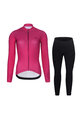 RIVANELLE BY HOLOKOLO Fahrradjacke und Hose für den Winter - STARLIGHT WINTER - Schwarz/Rosa