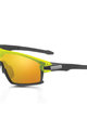 LIMAR Fahrradsonnenbrille - F90 - Titanium/Gelb