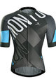 MONTON Kurzarm Fahrradtrikot - EDGE - Schwarz/Blau