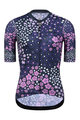 MONTON Kurzarm Fahrradtrikot - PLUM FLOWER LADY - Lila