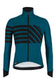 SANTINI Fahrrad-Thermojacke - SVOLTA - Blau/Schwarz