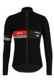 SANTINI Langarm Fahrradtrikot für den Winter - TREK 19 ICON WINTER - Schwarz