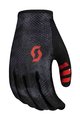 SCOTT Langfinger-Fahrradhandschuhe - TRACTION LF - Schwarz/Rot