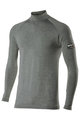 SIX2 Langarm Fahrrad-Shirt - TS3 MERINOS - Grau