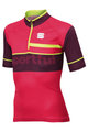 SPORTFUL Kurzarm Fahrradtrikot - SQUADRA CORSE KIDS - bordeaux/Rot/Gelb